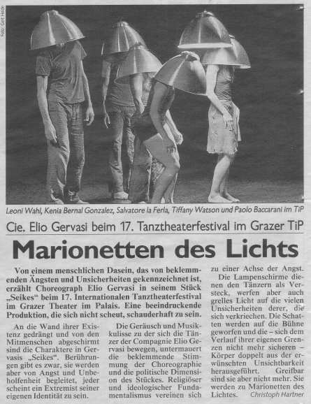 Seikes Bühnenwerkstatt Kronen Zeitung