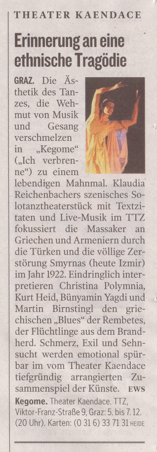 Kaendace - Kegome - Kleine Zeitung